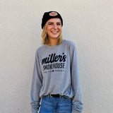 Miller's Smokehouse Logo Long Sleeve