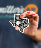 Miller's Sticker